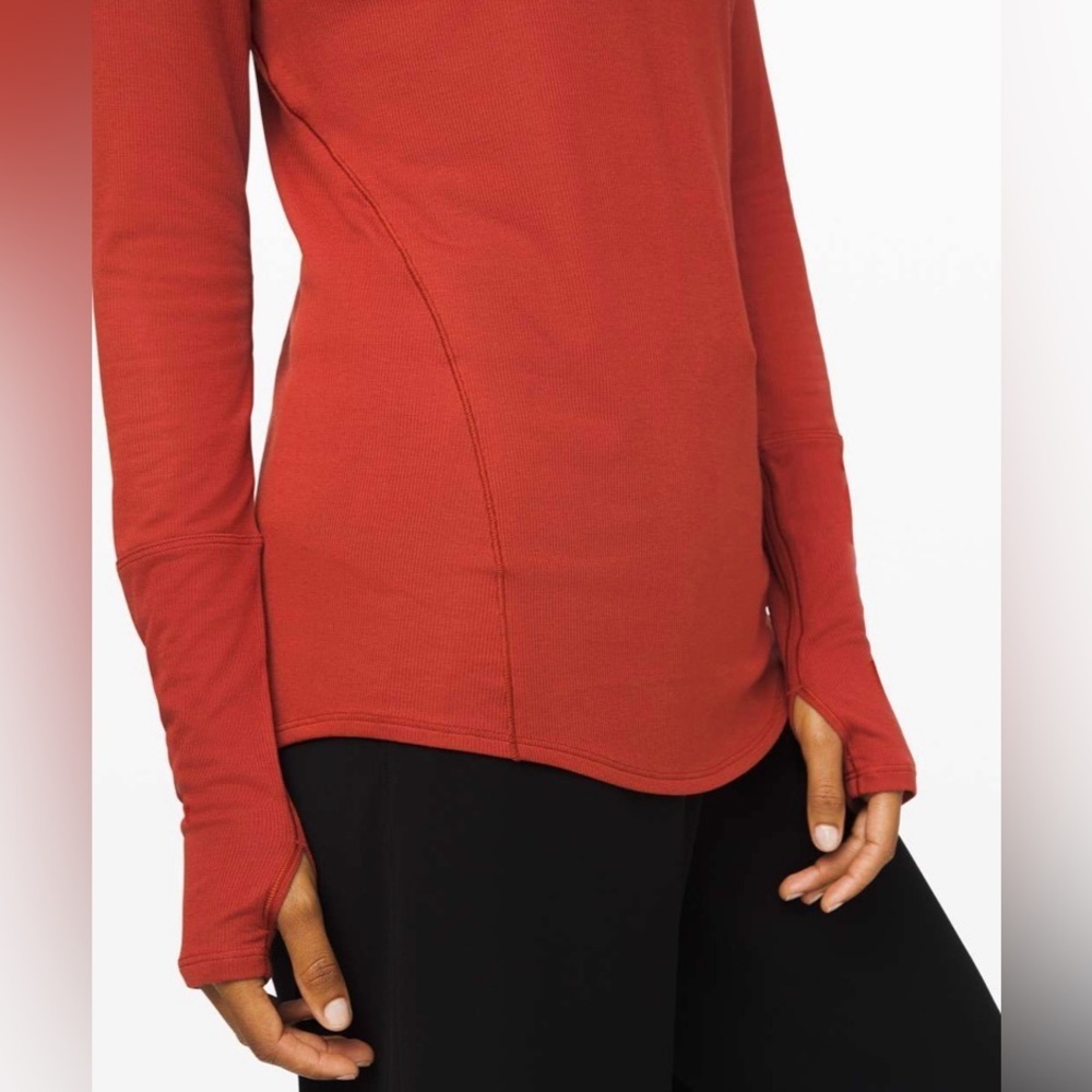 Lululemon Full Day Ahead Turtleneck in Magma - Picture 3 of 7